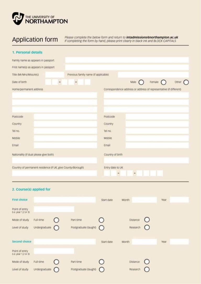 College Admission Forms Admissionforms Net