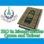 Allama Iqbal Open University Ph D Islamic Studies Quran And Tafseer