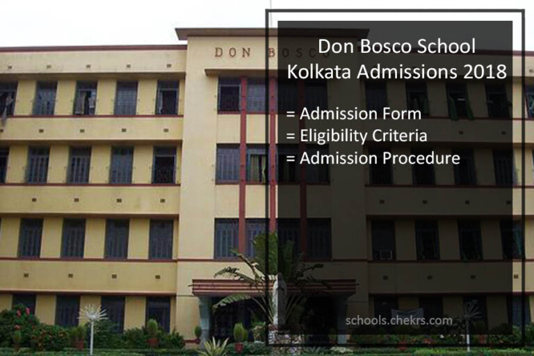 Don Bosco School Admissions 2023 24 Kolkata Online Form Process