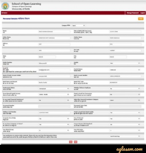 DU SOL Admission Form 2020 Apply Online For UG And PG Courses Here