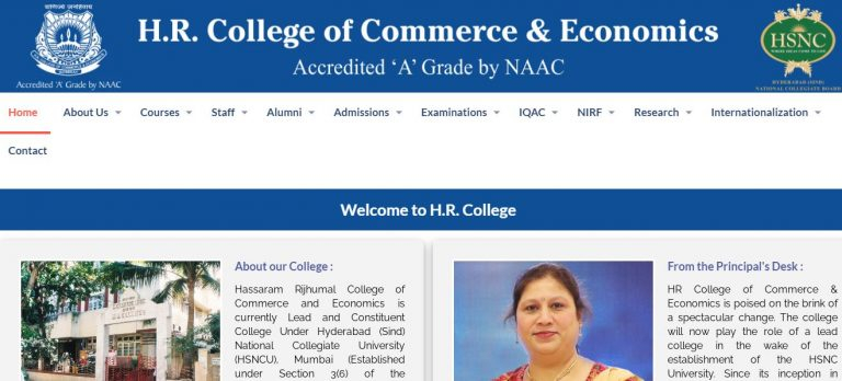 HR College Merit List 2022 4th Cut Off FYJC FYBA FYBcom Admision