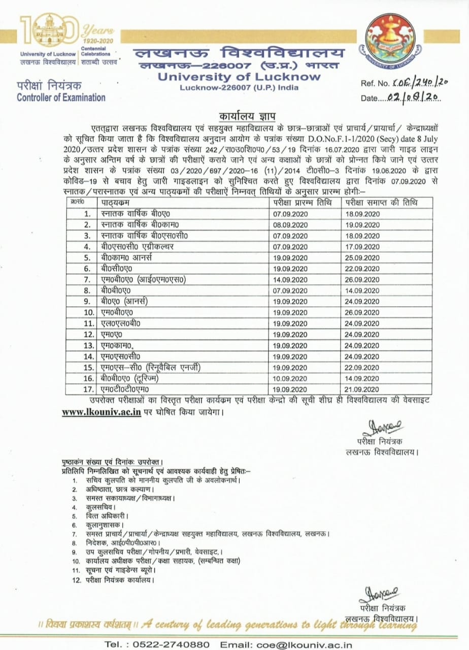 It College Lucknow Admission Form 2022 19 Last Date Admission Form