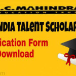 KC Mahindra All India Talent Scholarships 2022 Application Form Download