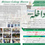 Military College Murree Admission Form 2021 Download 1st Year