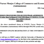 NM College Merit List 2020 Cut Off List 2nd 3rd 4th Admission List