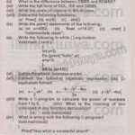 Past Paper Karachi Board 2018 Inter Part 2 Computer Science Option I