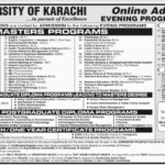 UOK University Of Karachi Admission 2018 Last Date Fee Structure And