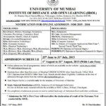 Admission For FYBCOM In Mumbai University 2021 2022 Student Forum