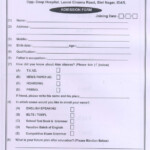 ADMISSION FORM ALEX CLASSES