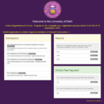 Admission Form For DU University 2022 2023 EduVark