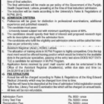 ADMISSION IN KING EDWARD MEDICAL UNIVERSITY LAHORE Education Ads