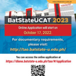 BatStateUCAT 2023 Online Application Opens On October 17 2022