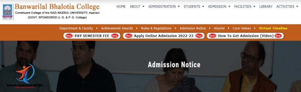 BB College Admission 2022 23 Apply Now bbcollege ac in Application