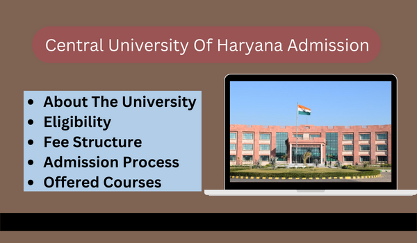 Central University Of Haryana Admission 2023 Eligibility Dates