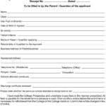 College Admission Form Sample 14 Fix Ablez College Admission