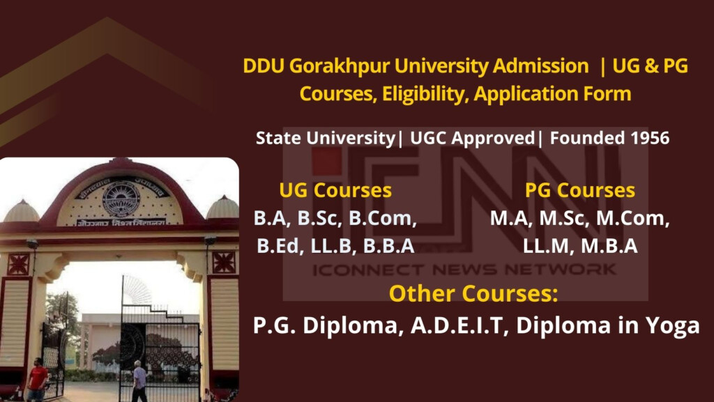 DDU Gorakhpur University Admission 2022 UG PG Courses Eligibility