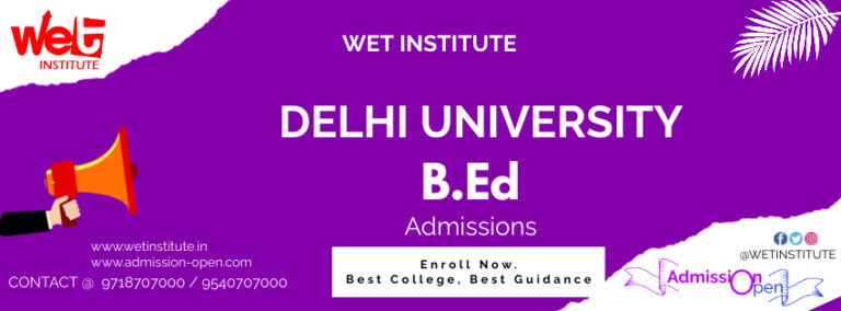 Delhi University B Ed Admission 2023 MDU B Ed Admissions Open