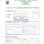 FREE 8 Sample College Application Forms In PDF Word