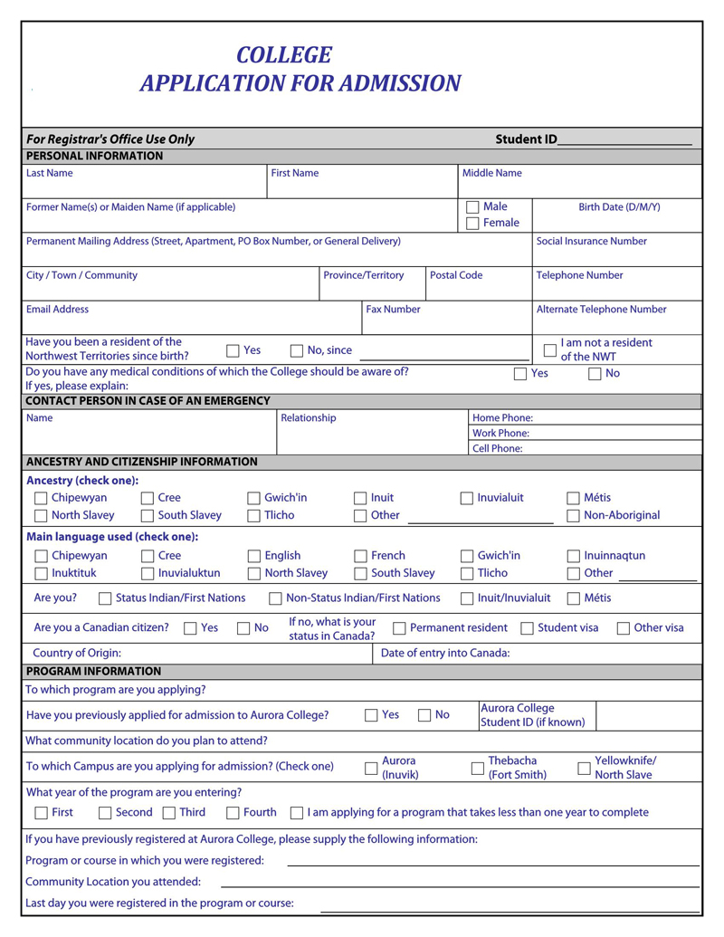 How To Fill College Admission Form Expert Guide Examples 