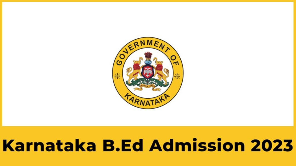 Karnataka B Ed Admission 2023 Application Form Date Eligibility 