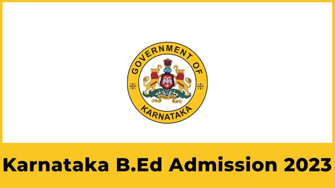 Karnataka B Ed Admission 2023 Application Form Date Eligibility 