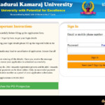 Madurai Kamaraj University Admission 2020 Application Last Date 31