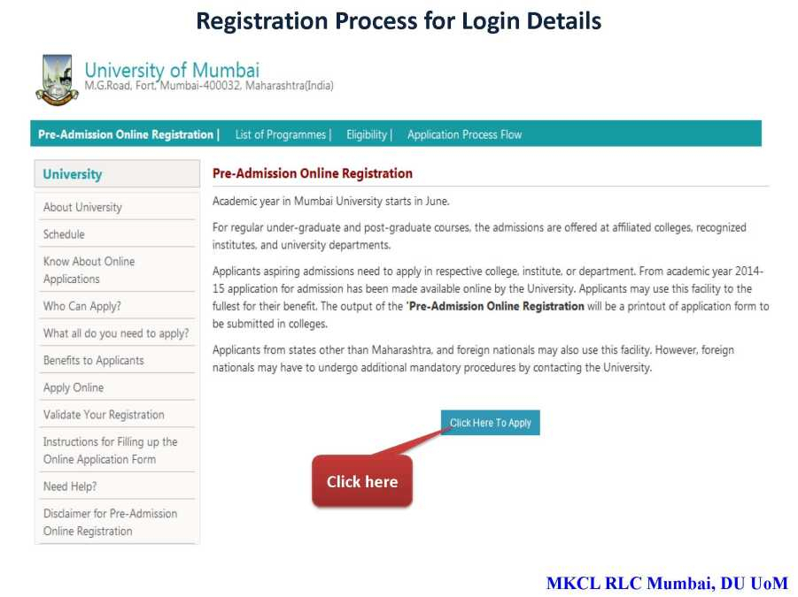 Mkcl Online Admission Form Admission Form