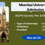 Mumbai University Admission 2023 Eligibility Fee Dates