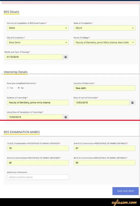 NEET MDS 2020 Application Form Image Correction 23 25 Nov AglaSem 