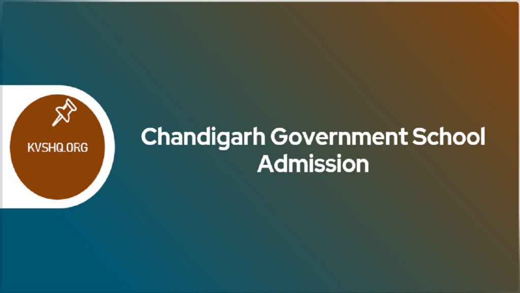 Online Admission Form Chandigarh Govt Schools For 11 Class 2022 23 Date 