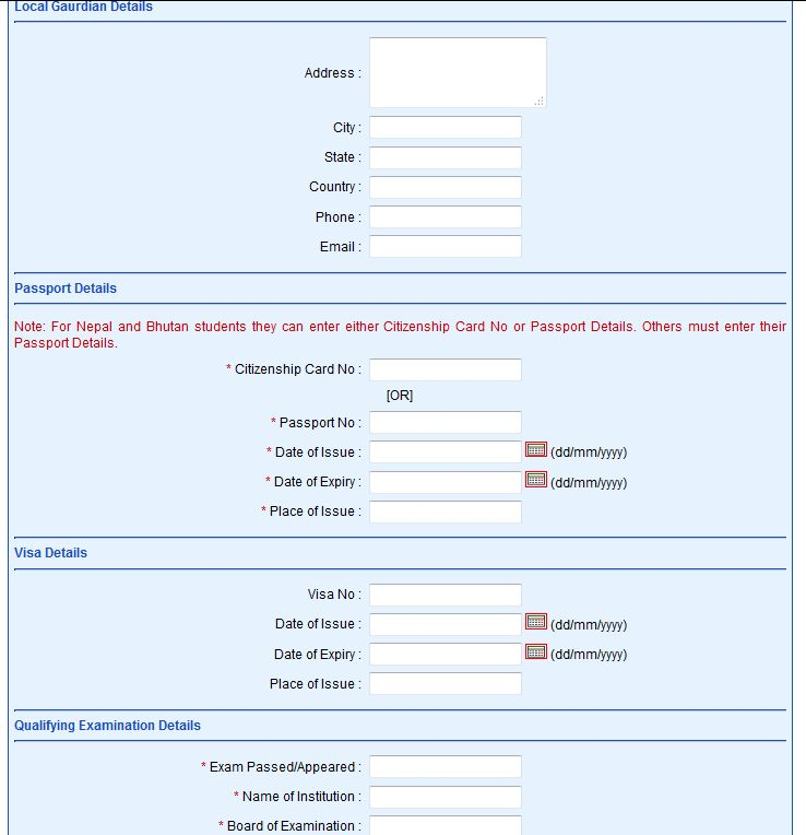 Online Application Form For Engineering 2020 2021 Student Forum