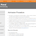 Parul University Admission 2022 Online Application Form Last Date