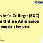 Www sxcrani Online Admission Form 2022 23 St Xavier s College