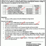 Admission In DPT And BSc Hons In Rawalpindi Medical College 2022