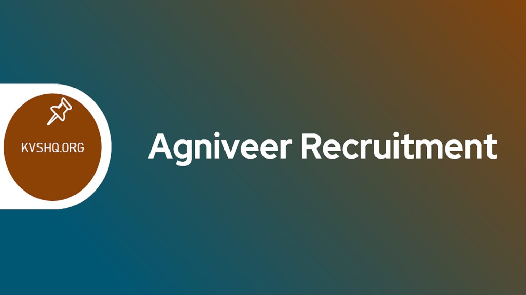 Agniveer Recruitment 2023 Notification OUT Application Form