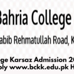 Bahria College Karsaz Admission 2022 23 OUT Apply Www bckk edu pk Here