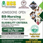 BS Nursing Admission 2021 NCS Islamabad Fee Structure LearningAll