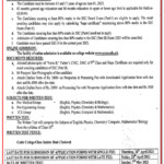 Cadet College Choa Saiden Shah Chakwal New Admission 2023