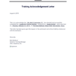 Employee Acknowledgement Letter Gotilo