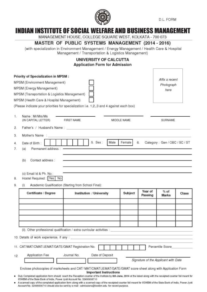 IISWBM MBA In Hospital Management 2022 2023 EduVark