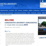 Kurukshetra University Kurukshetra Admission PhD Programme Of The