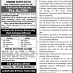 MA Msc Admission 2022 Schedule GCUF Faisalabad LearningAll