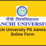 Ranchi University PG Admission Online Form 2021 2023 Merit List Arts