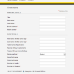 Registration Form Design For St Laurence s College Learn English