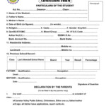 Admission Form Sanskar Valley Public School