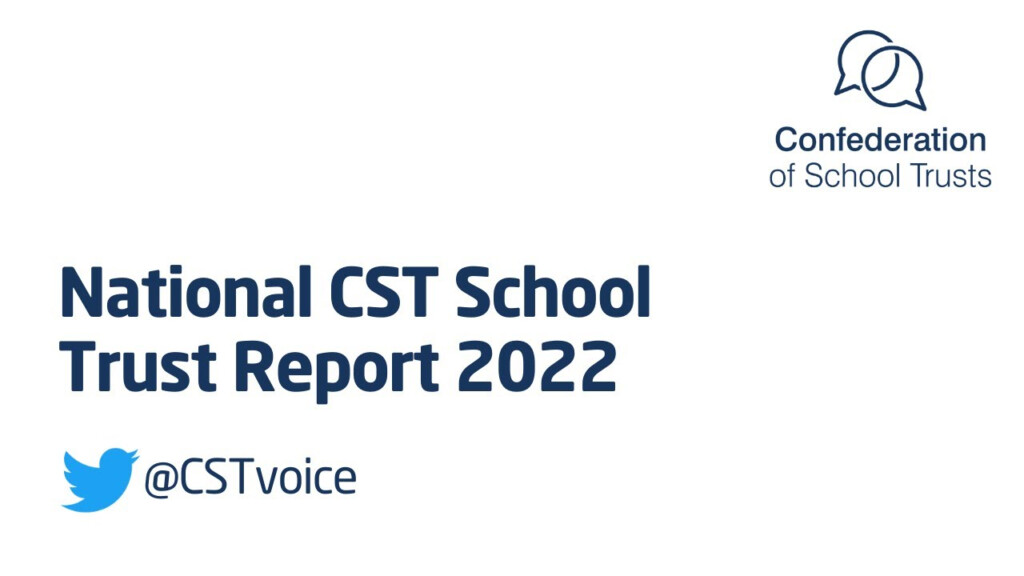 CST National CST School Trust Report 2022 YouTube