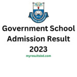 Government School Admission Result 2023 My Results BD