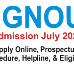 IGNOU Admission July 2020 Apply Online Prospectus Procedure Helpline