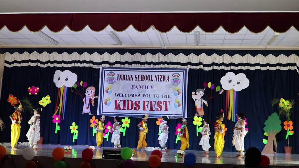 Indian School Nizwa KG Fest 2018 2019 Cinematic Group Dance By ISN KG 