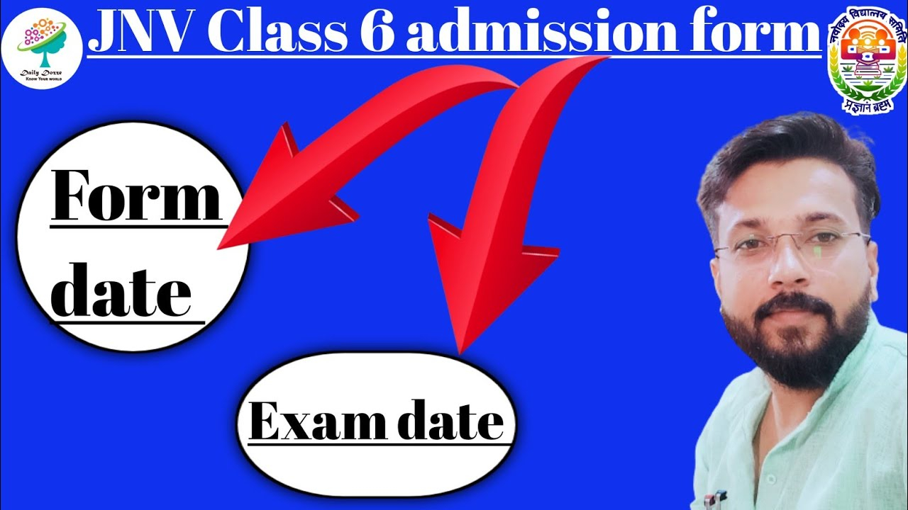 Jnv Class 6 Admission Form 2023 24 Exam Date Jnvst Class 6 